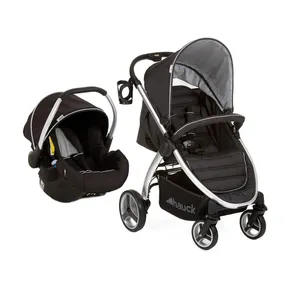 ست کالسکه و کریر هاوک مدل Lift Up 4 SND Sand Black