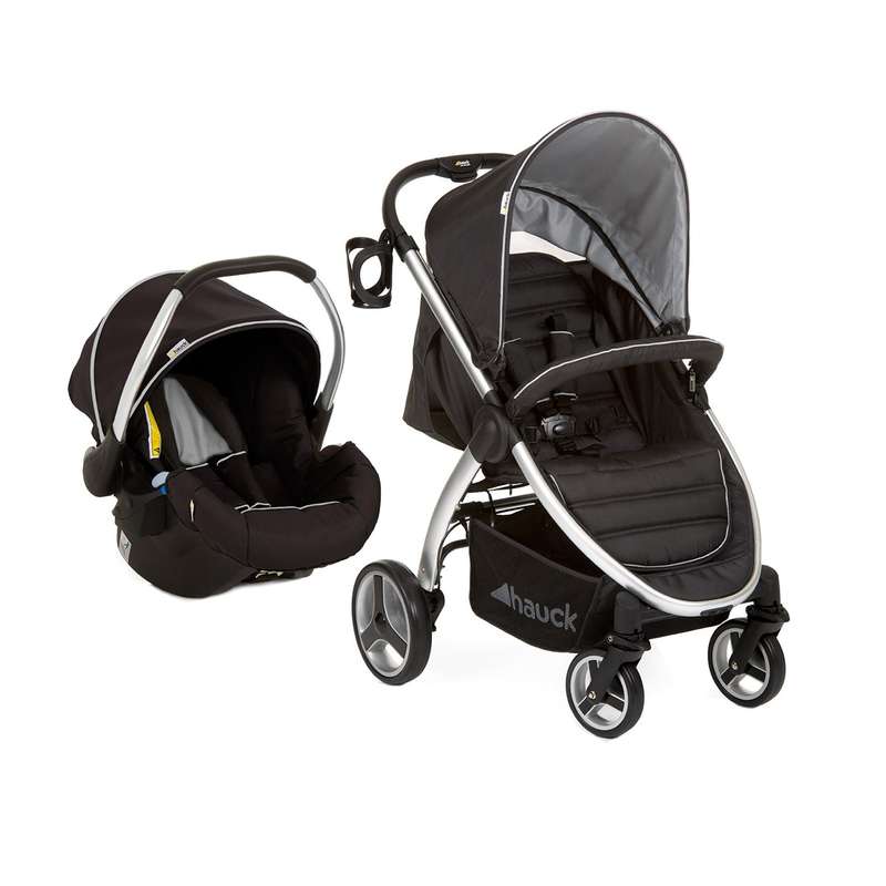 ست کالسکه و کریر هاوک مدل Lift Up 4 SND Sand Black