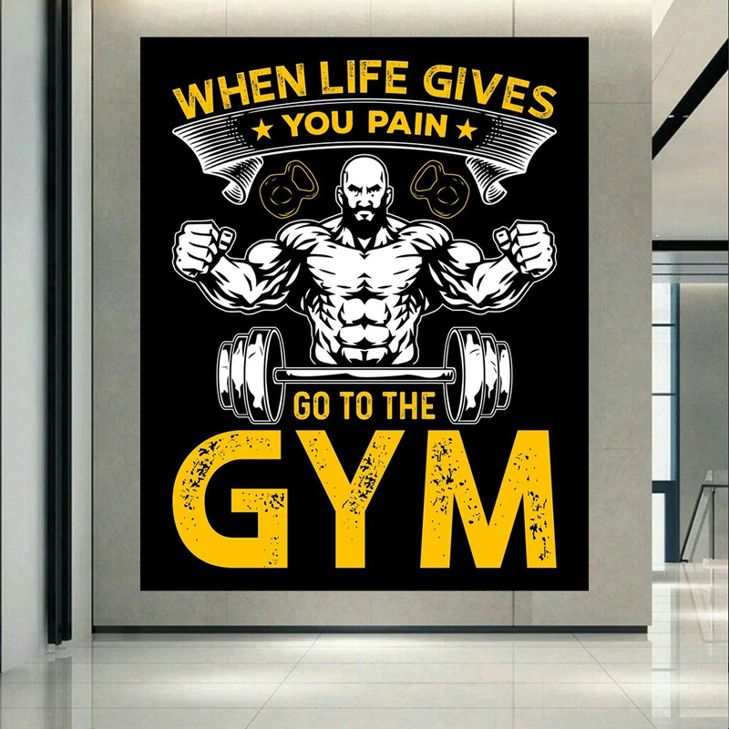  پوستر طرح بک لایت انگیزشی مدل باشگاه بدنسازی کد AR305757