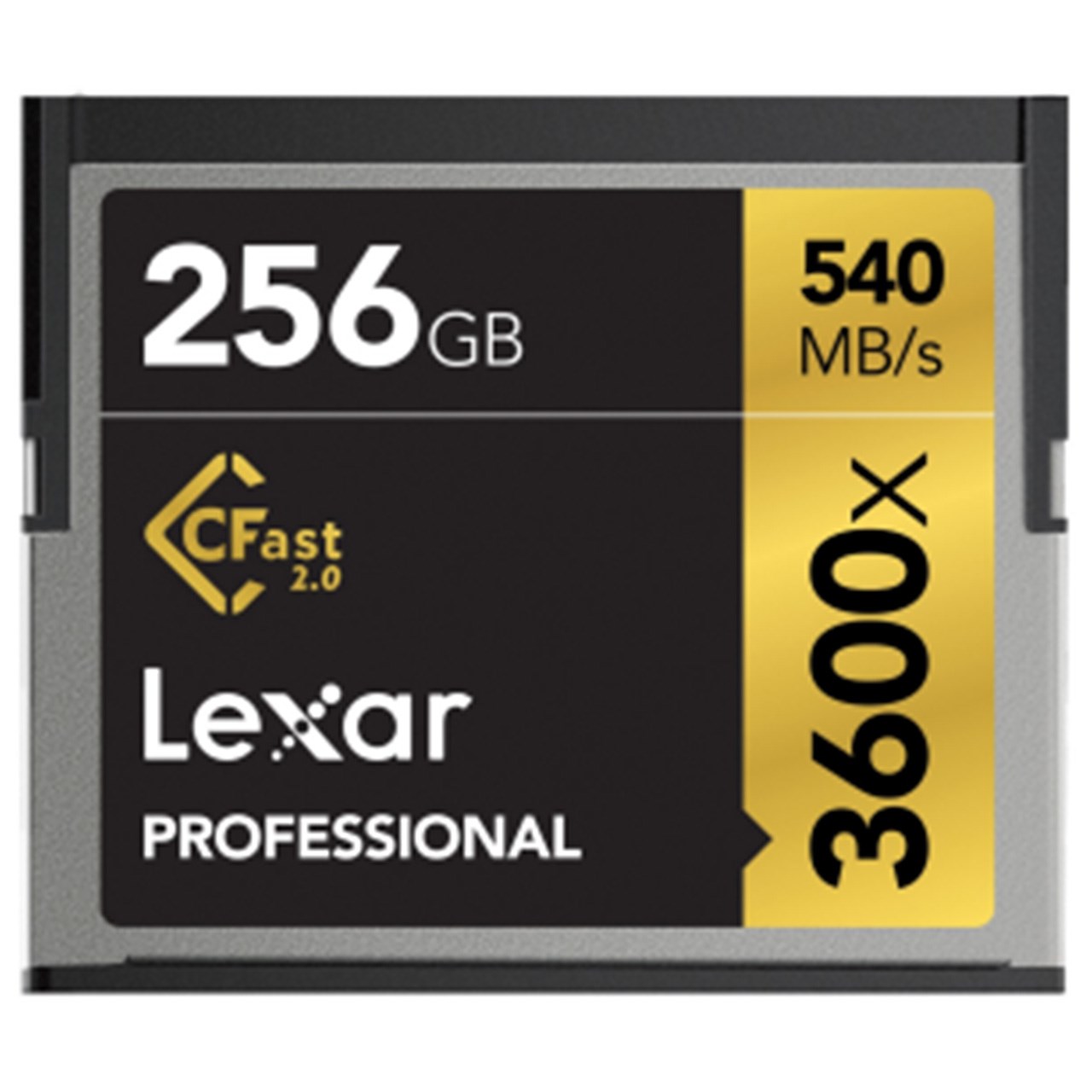 کارت حافظه CF لکسار مدل Professional CFast 2.0 سرعت 3600X 540MBps ظرفیت 256 گیگابایت