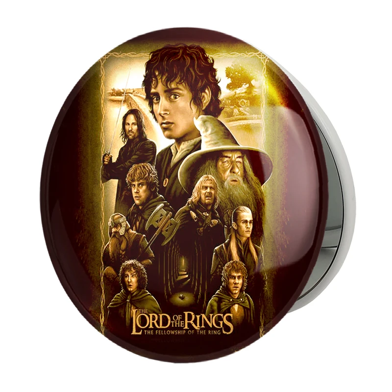آینه جیبی خندالو طرح ارباب حلقه ها Lord of the Rings مدل تاشو کد 4554 