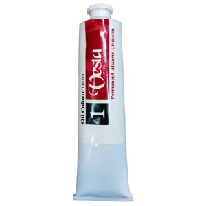 رنگ روغن وستا مدل Permanent Alizarin Crimson حجم 120 میلی لیتر