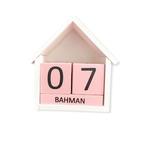 تقویم رومیزی مدل کلبه کد 07