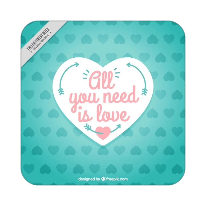 زیر لیوانی کاکتی طرح عاشقانه مدل mp36445