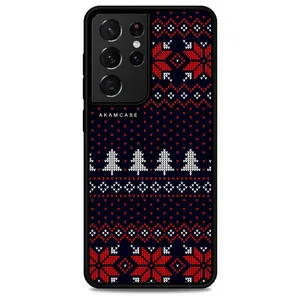 AKAM AMC-WSGS21U-WINTER FABRIC-23 Cover For Samsung Galaxy S21 Ultra