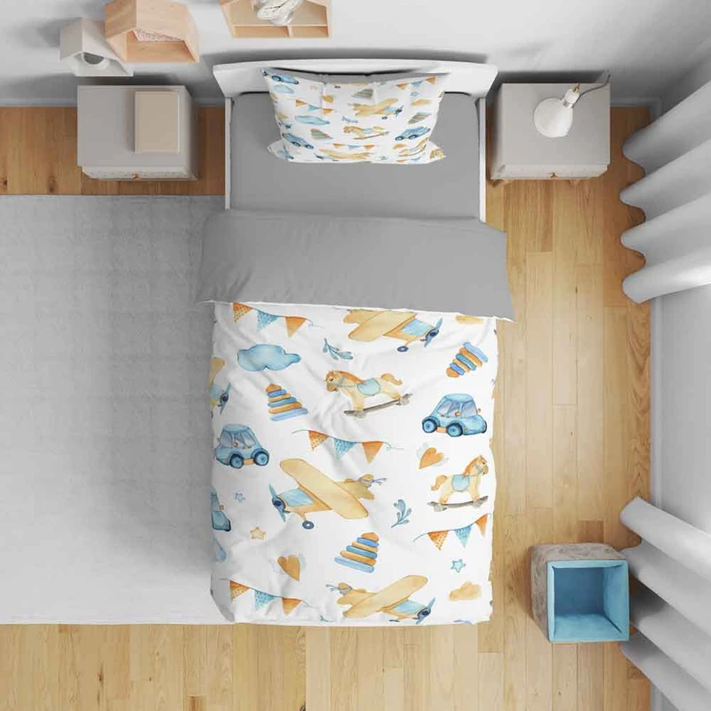 سرویس روتختی نوپه هوم مدل کارتونی فانتزی T5978 تک نفره 5 تکه