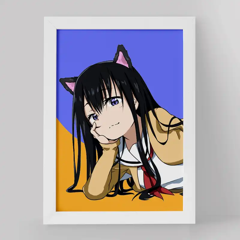 تابلو خندالو مدل نائوکو انیمه سایلنت ویس کد 15831