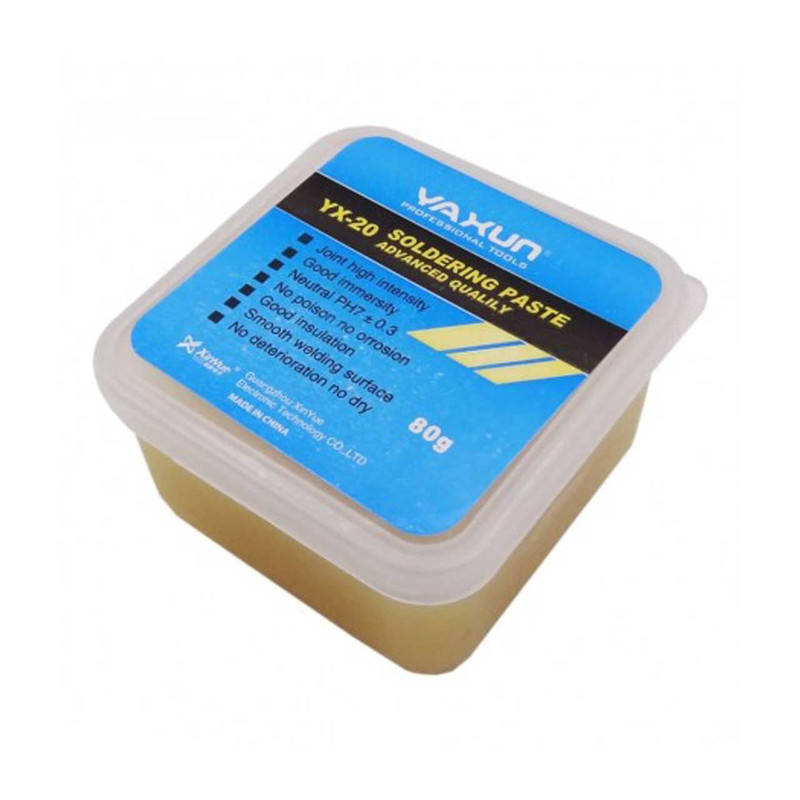 خمیر فلاکس یاکسون مدل YX-20 وزن 80 گرم خمیر فلاکس یاکسون مدل YX-20 وزن 80 گرم