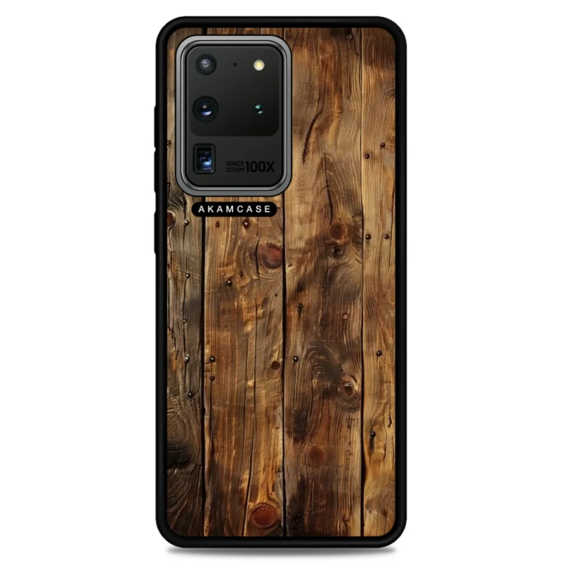 کاور آکام مدل AMC-WSGS20U-WOOD-20 مناسب برای گوشی موبایل سامسونگ Galaxy S20 Ultra