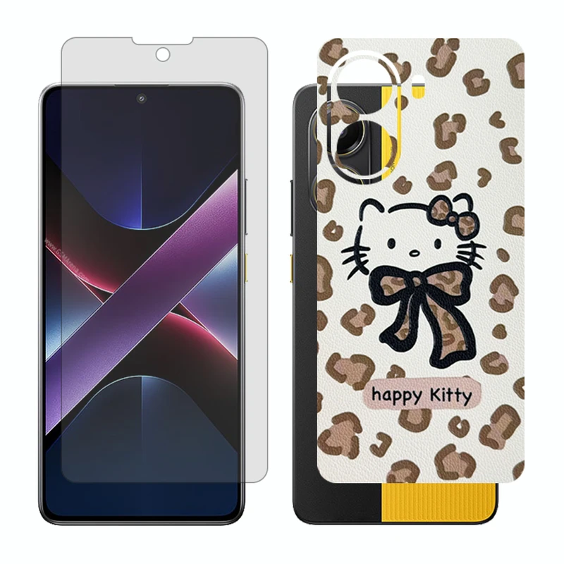 محافظ صفحه نمایش شفاف گلس مدل Together مناسب برای گوشی موبایل شیائومی Poco X7 Pro به همراه برچسب پوششی پشت گوشی