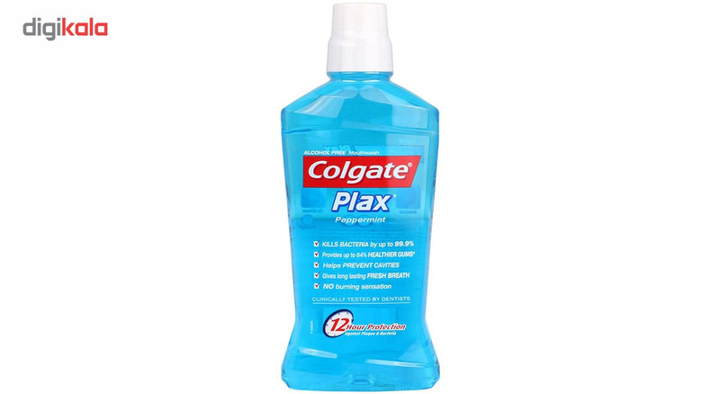 دهانشویه کلگیت سری Plax مدل Mild Mint حجم 250 میلی لیتر