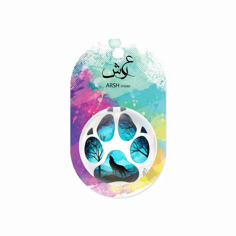 مگنت عرش طرح پنجه گرگ کد Asm466