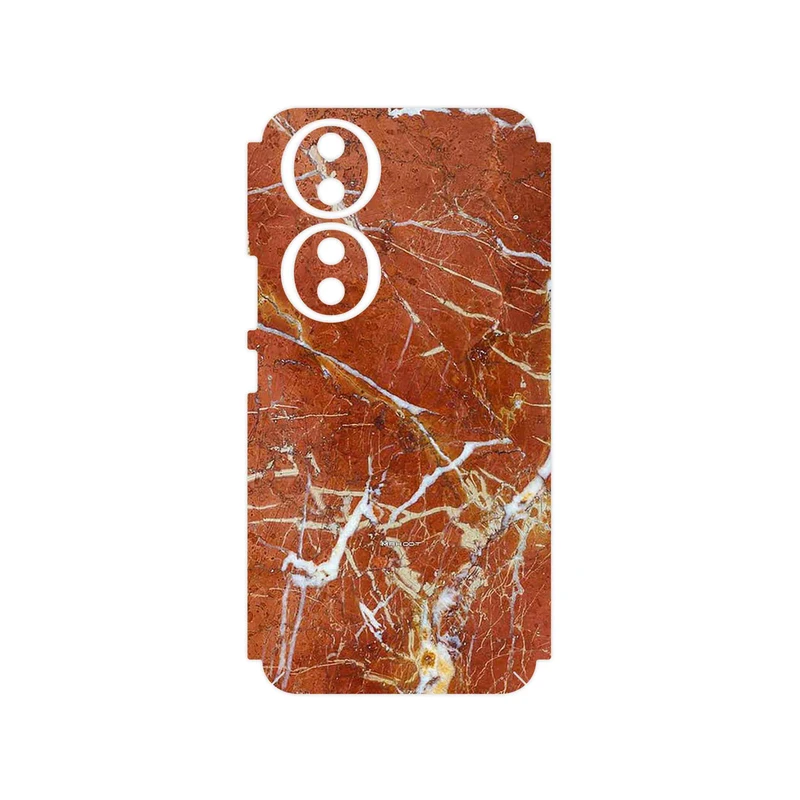 برچسب پوششی ماهوت مدل Red Marble مناسب برای گوشی موبایل آنر 90