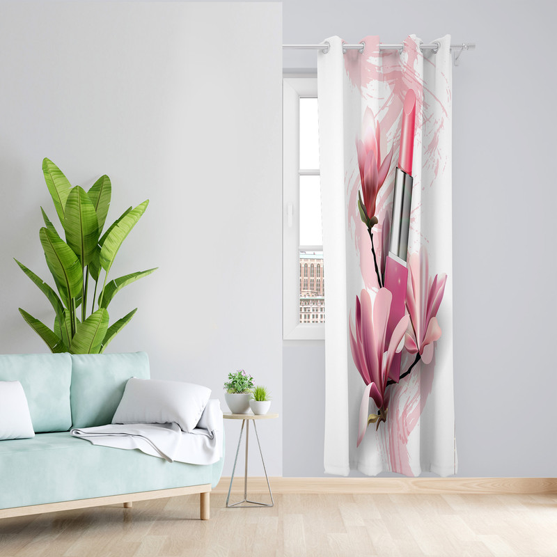 پرده طرح ماتیک مدل مخمل پانچی کد L 666 Z سایز 140x200 سانتی متر