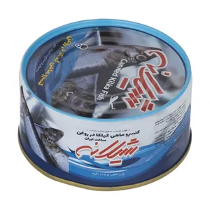 کنسرو ماهی کیلکا در روغن شیلانه - 180 گرم