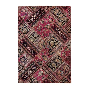 کلاژ فرش دستبافت سه متری مدل چهل تکه کد N.K.P.CO.C35