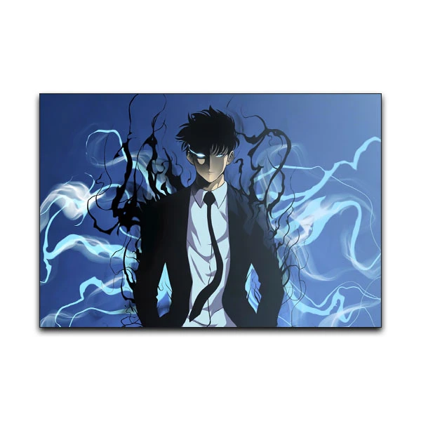 تابلو شاسی گوفی مدل سونگ جین انیمه سولو لولینگ طرح Jinwoo Solo Leveling Anime کد BLU96