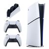 کنسول بازی سونی مدل PlayStation 5 Slim Digital Edition ظرفیت 1 ترابایت ریجن 2016B اروپا به همراه دسته اضافی و پایه شارژر
