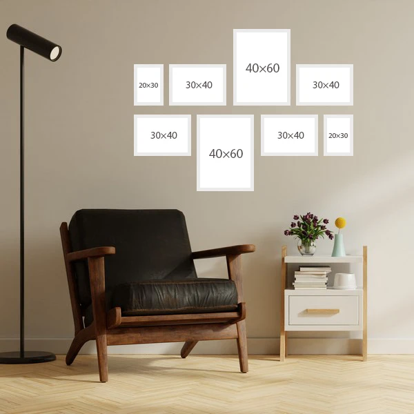 قاب عکس بکلیت مدل 215T مجموعه هشت عددی 