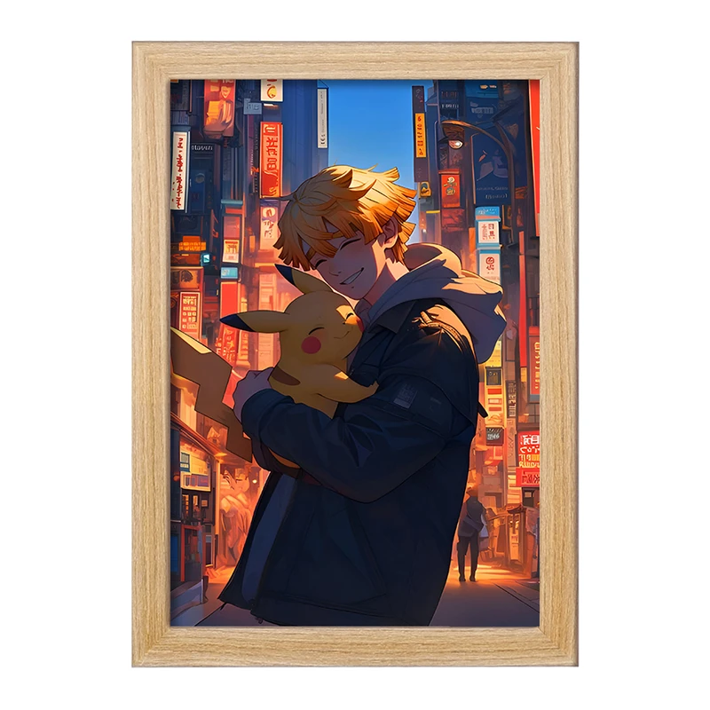 تابلو خندالو مدل انیمه پوکمون کد F6990