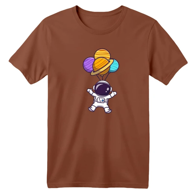 تی شرت آستین کوتاه بچگانه مدل فضانورد کد ۱۳