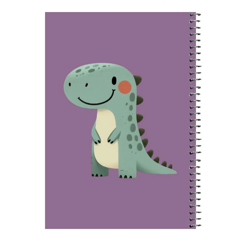 دفتر مشق 80 برگ اس جی مدل دایناسور کد۱     