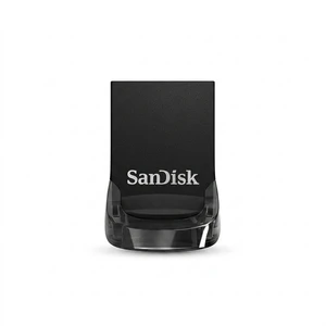 فلش مموری سن دیسک ultra fit cz430 ظرفیت 256 گیگابایت، رابط usb 3.1 با سرعت خواندن 130 مگابایت بر ثانیه، طراحی فوق کوچک، نرم افزار امنیتی sandisk secureaccess و بازیابی فایل rescuepro deluxe، مناسب ضبط خودرو و تلویزیون