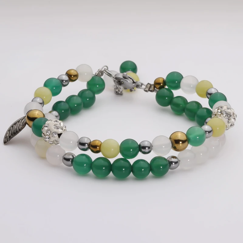 دستبند زنانه مدل سنگ طبیعی کد GS410M