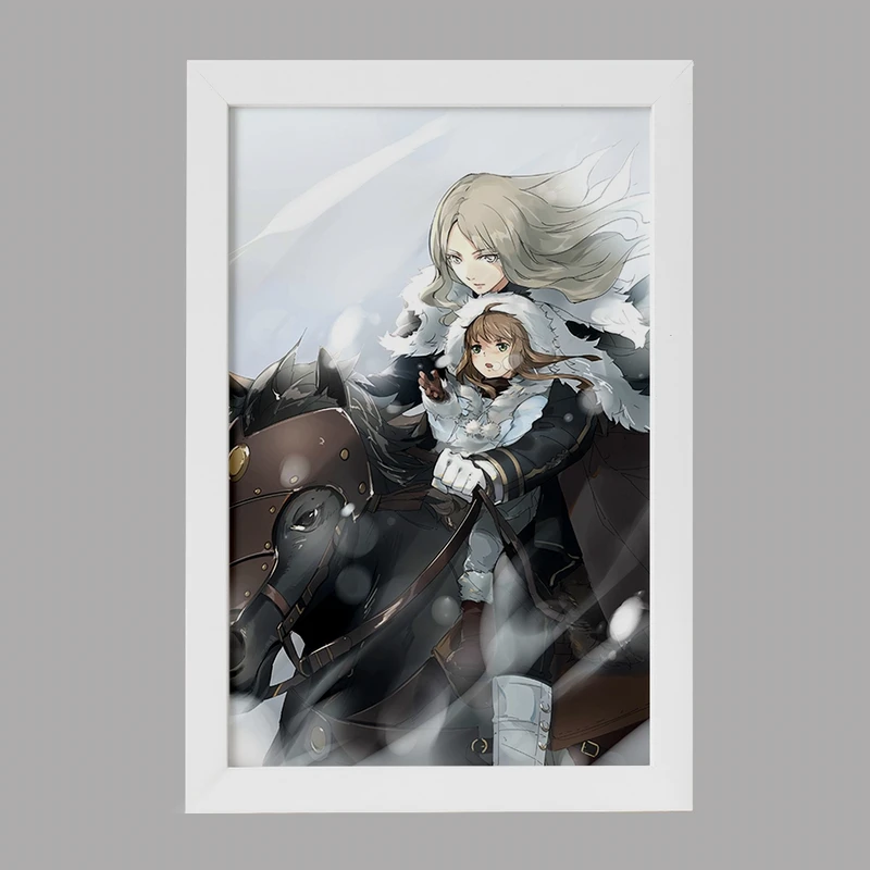 تابلو خندالو مدل کلر انیمه کلیمور کد 33501