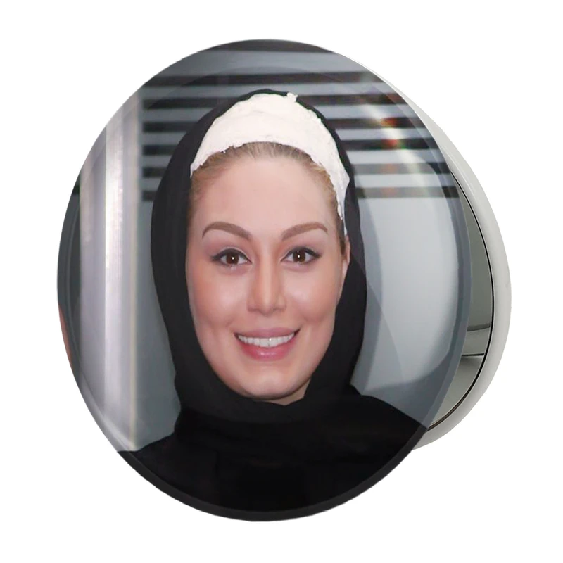 آینه جیبی خندالو طرح سحر قریشی مدل تاشو کد 10464 