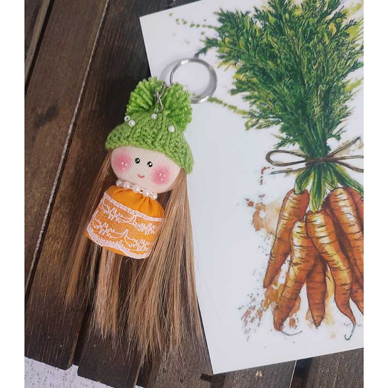 آویز عروسکی مدل فندقی کد 07