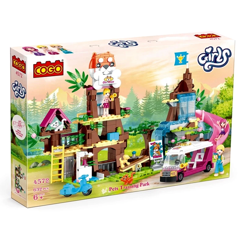 ساختنی 632 تکه کوگو مدل آموزش حیوانات کد 4572