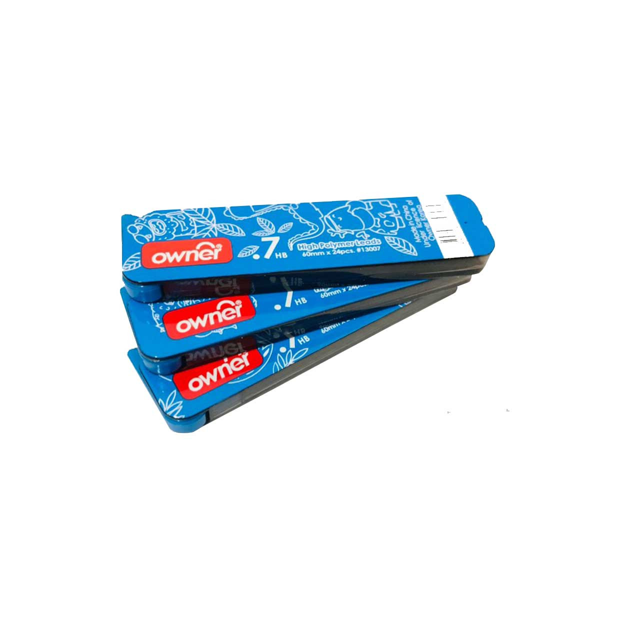 نوک مداد نوکی 0.7 میلی‌متری اونر مدل High Polymer  بسته 3 عددی