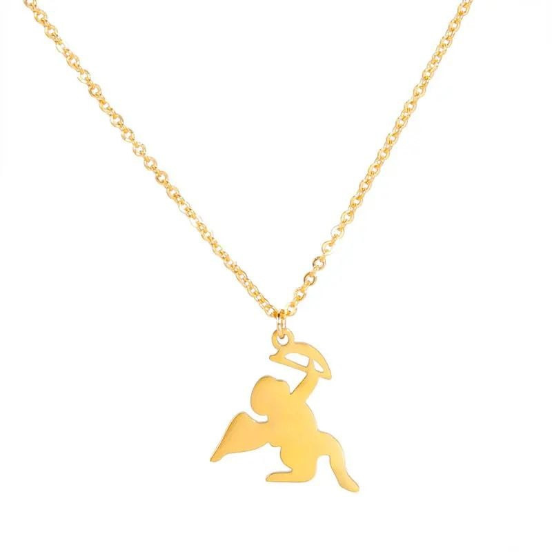 گردنبند طلا 18 عیار زنانه  آرا مدل فرشته