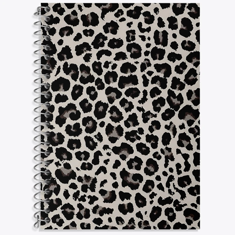 دفتر نت موسیقی 50 برگ خندالو طرح پترن پلنگی کد N2620