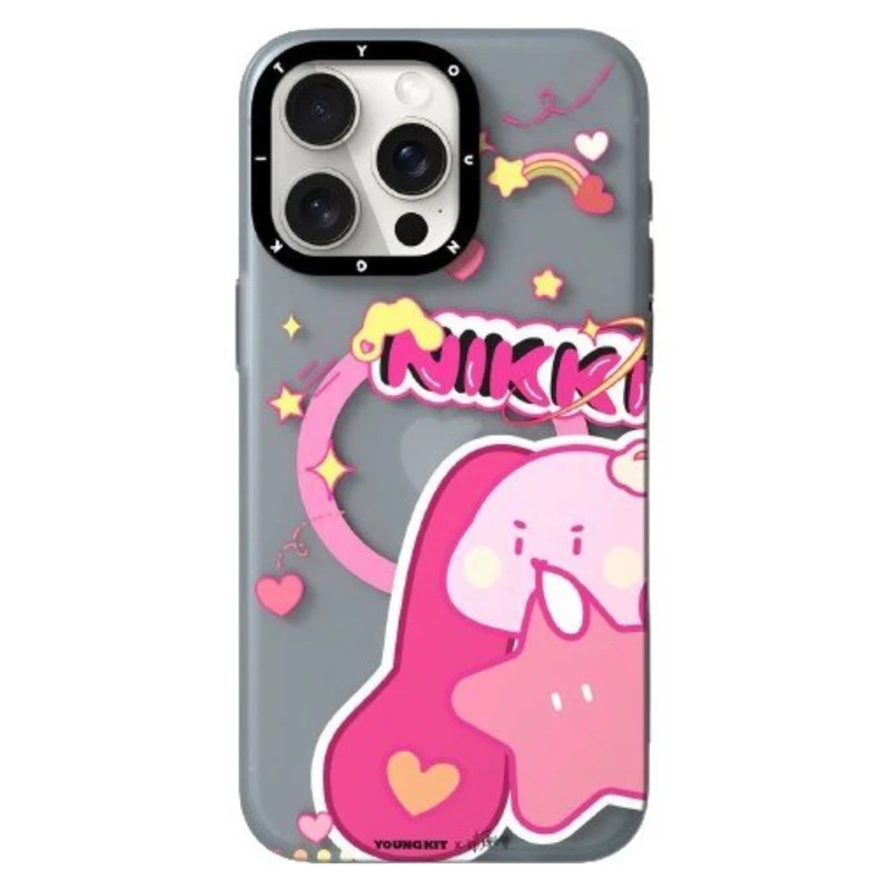 کاور یانگ کیت مدل Pink rabbit مناسب برای گوشی موبایل اپل Apple iphone 15 promax
