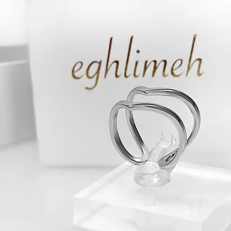 انگشتر نقره زنانه اقلیمه مدل AN54