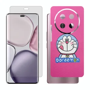 Glass Together model matte screen protector suitable for Honor X9c mobile phone with back cover sticker