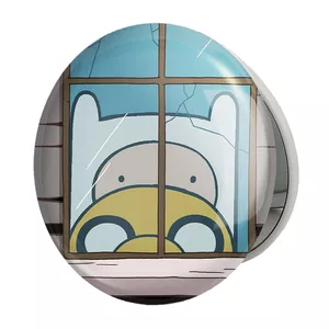آینه جیبی خندالو طرح جیک و فین وقت ماجراجویی Adventure Time مدل تاشو کد 20828 