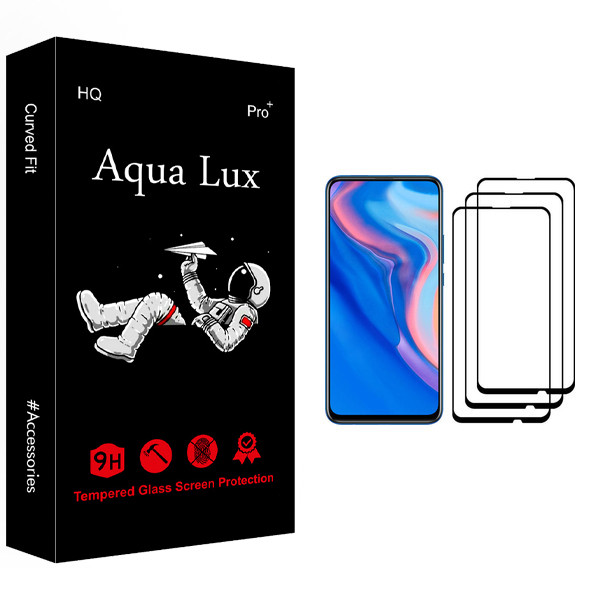 محافظ صفحه نمایش آکوا لاکس مدل +Pro مناسب برای گوشی موبایل هوآوی Y9 Prime 2019 بسته سه عددی