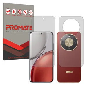 Promate Resistant model matte screen protector suitable for Honor X9d Mobile phone along with the back protector