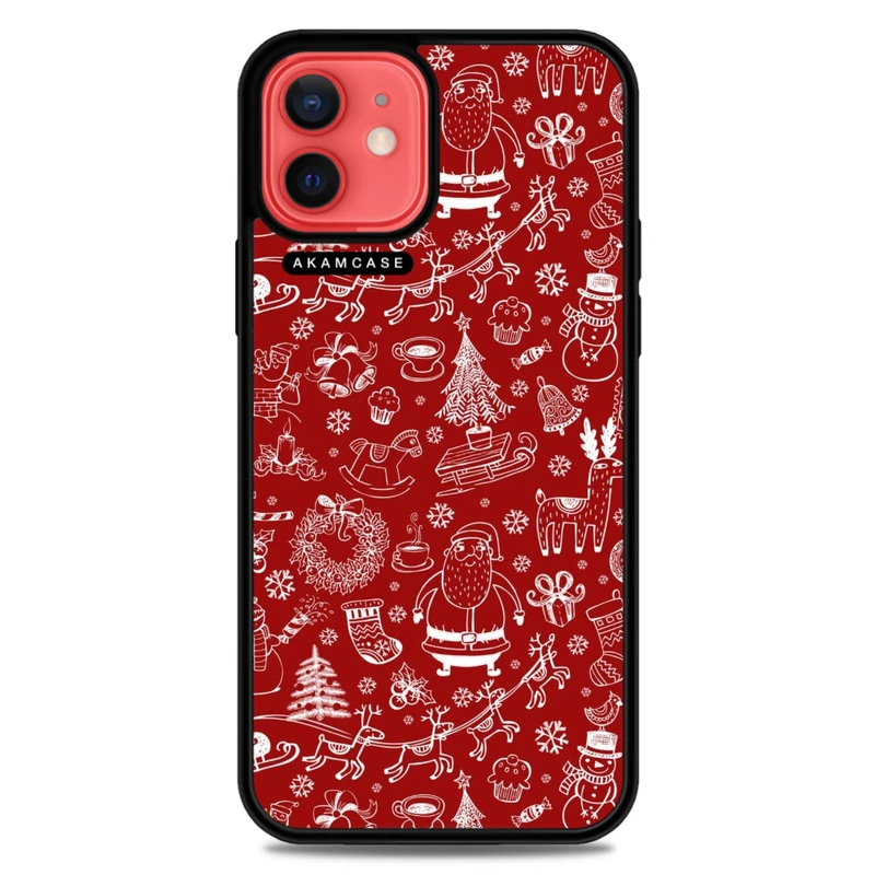 کاور آکام مدل AMC-WA12-CHRISTMAS-20 مناسب برای گوشی موبایل اپل iPhone 12