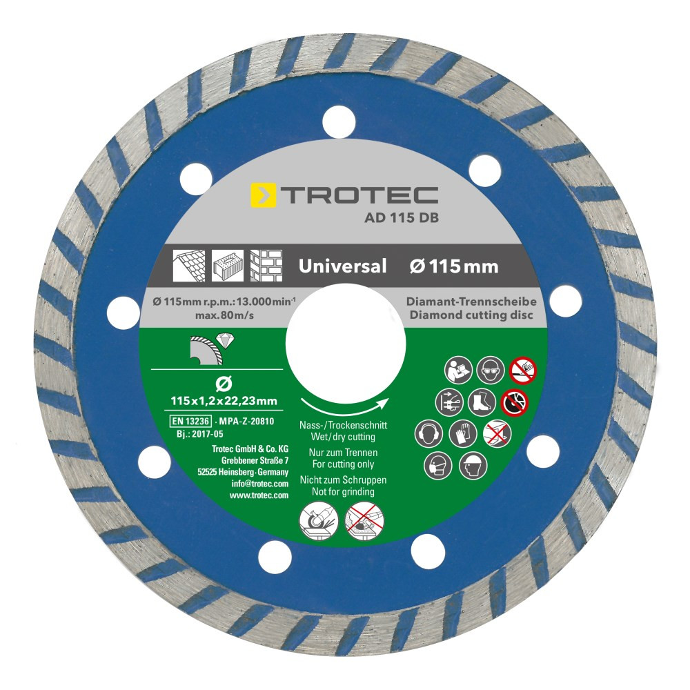مجموعه 4 عددی صفحه برش الماس تروتک مدل 110/115 مجموعه 4 عددی صفحه برش الماس تروتک مدل 110/115