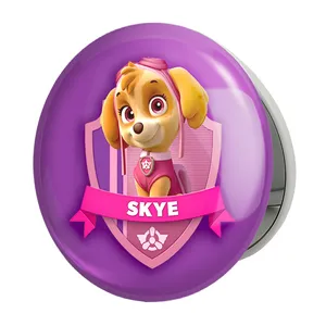 آینه جیبی خندالو طرح اسکای سگ های نگهبان Paw Patrol مدل تاشو کد 4713 
