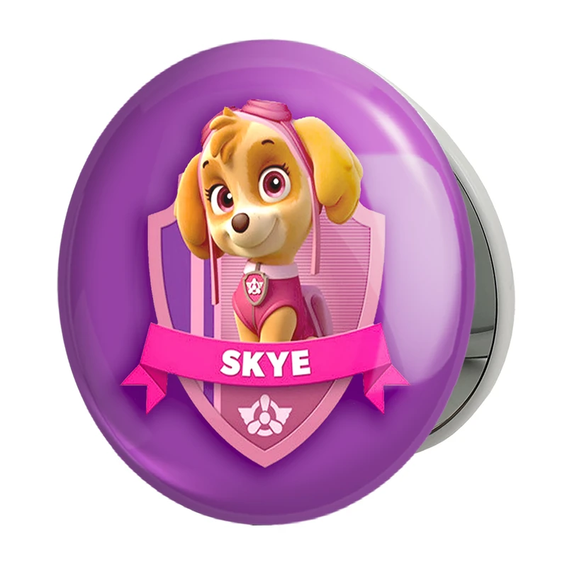 آینه جیبی خندالو طرح اسکای سگ های نگهبان Paw Patrol مدل تاشو کد 4713 