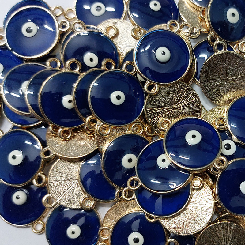 آویز دستبند دخترانه مدل چشم نظر کد 111 بسته 5 عددی