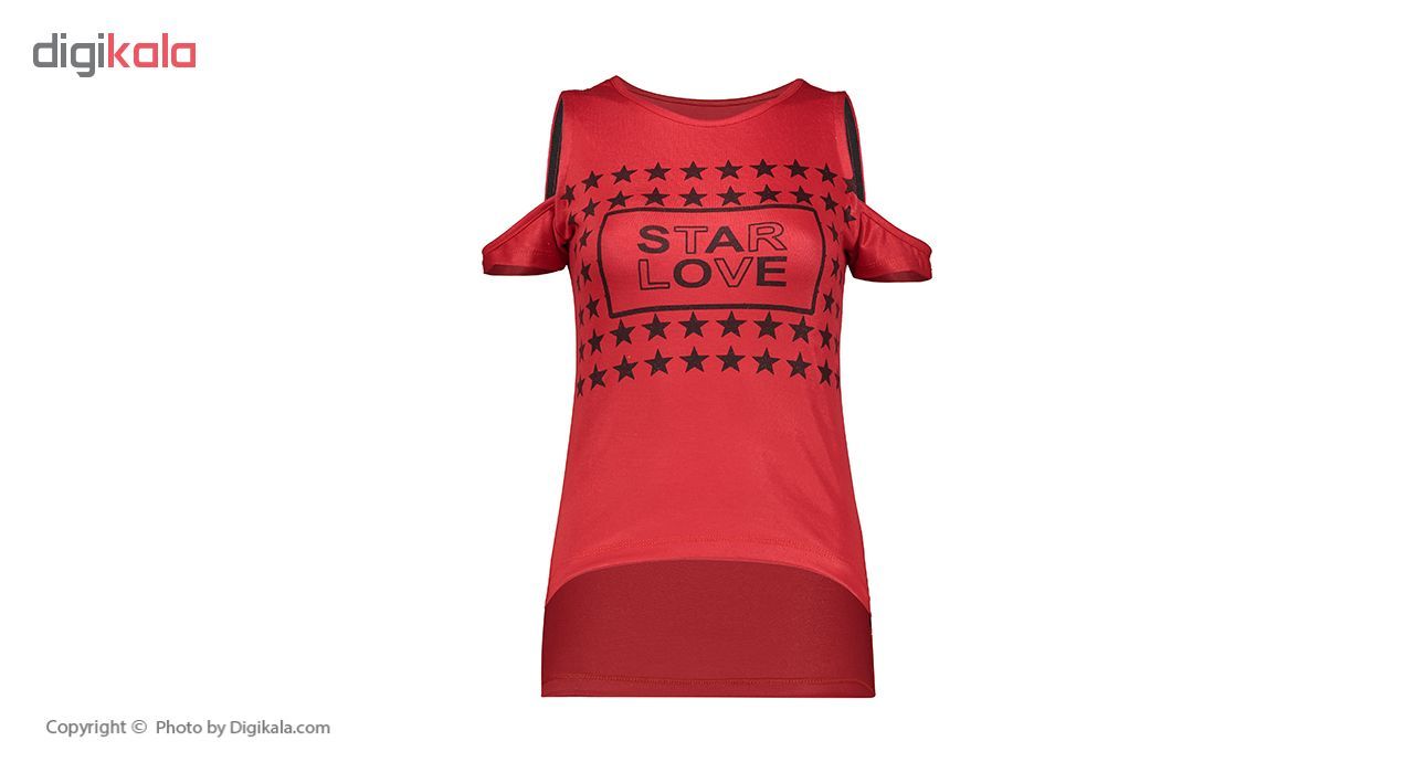 ست تی شرت و شلوار ورزشی زنانه مدل Star-ِD-BR - - 21