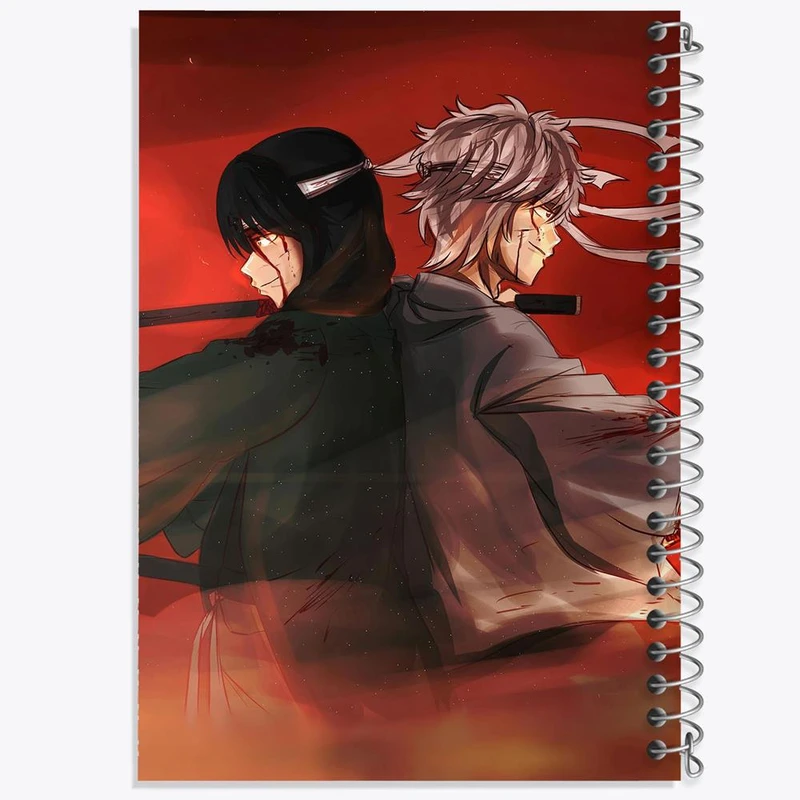 دفتر نت موسیقی 50 برگ خندالو مدل گینتوکی و شینسوکه انیمه گینتاما کد 12932