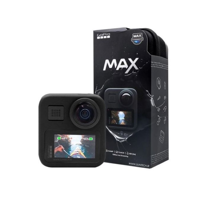 دوربین فیلم برداری ورزشی گوپرو مدل MAX 360 3 در وبزینر دوربین فیلم برداری ورزشی گوپرو مدل MAX 360