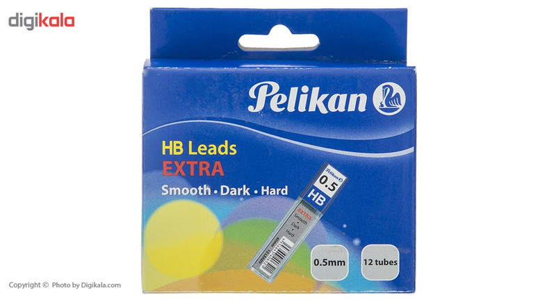 نوک مداد نوکی 0.5 میلی متری پلیکان مدل Extra بسته 12 عددی
